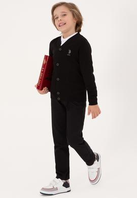 Erkek Çocuk Siyah Triko Hırka - 50295571024