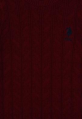 Erkek Çocuk Bordo Basic Kazak - 50315638022