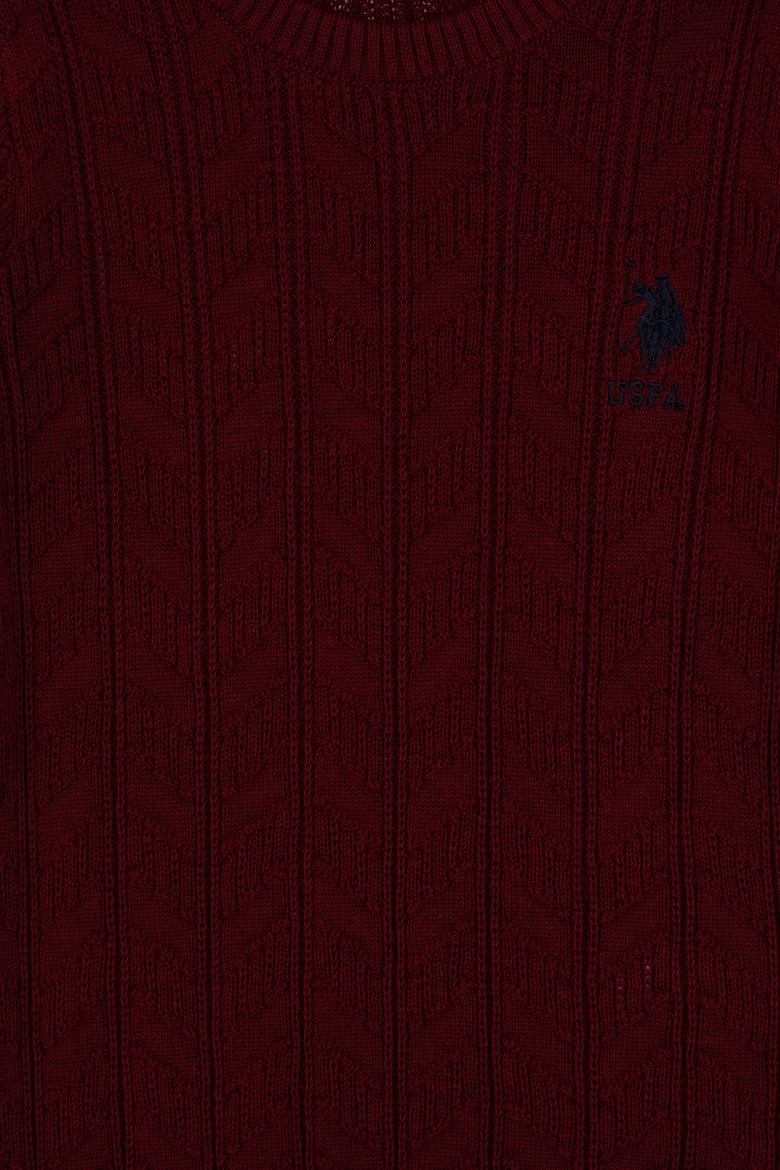 Erkek Çocuk Bordo Basic Kazak - 50315638022