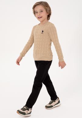 Erkek Çocuk Kum Basic Kazak - 50315638032