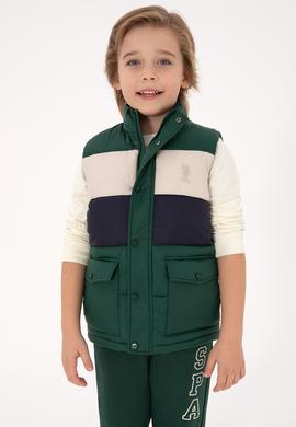 Erkek Çocuk Koyu Yeşil Yelek - 50310532014