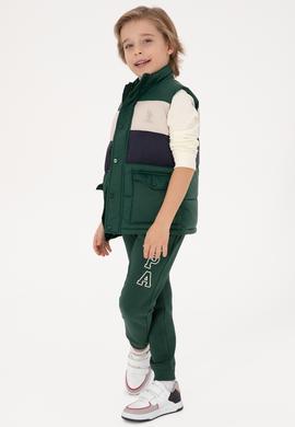Erkek Çocuk Koyu Yeşil Yelek - 50310532014