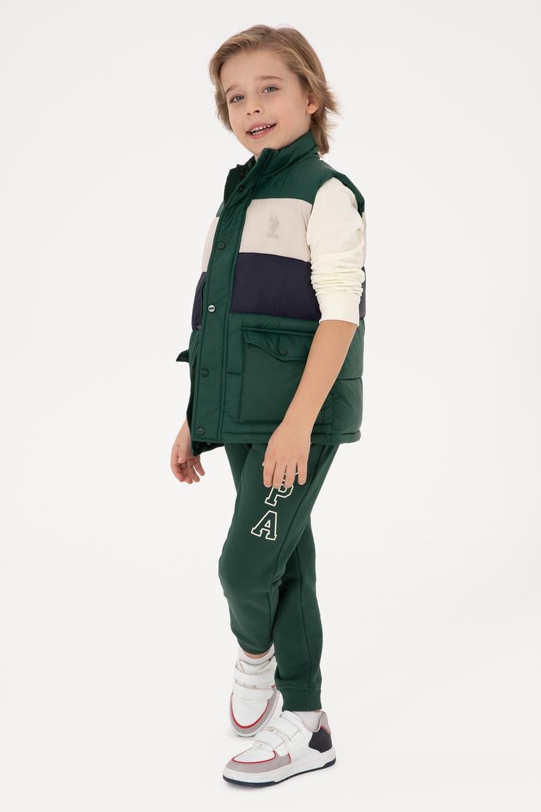 Erkek Çocuk Koyu Yeşil Yelek - 50310532014