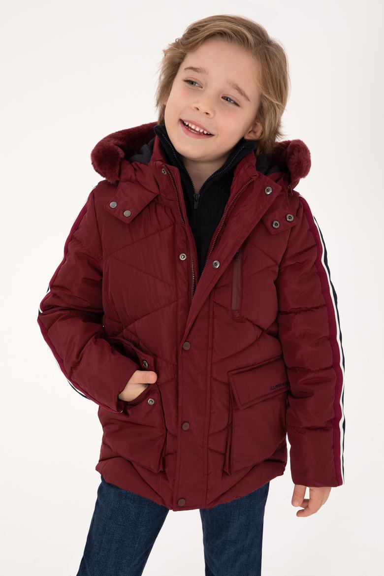 Erkek Çocuk Bordo Kaban