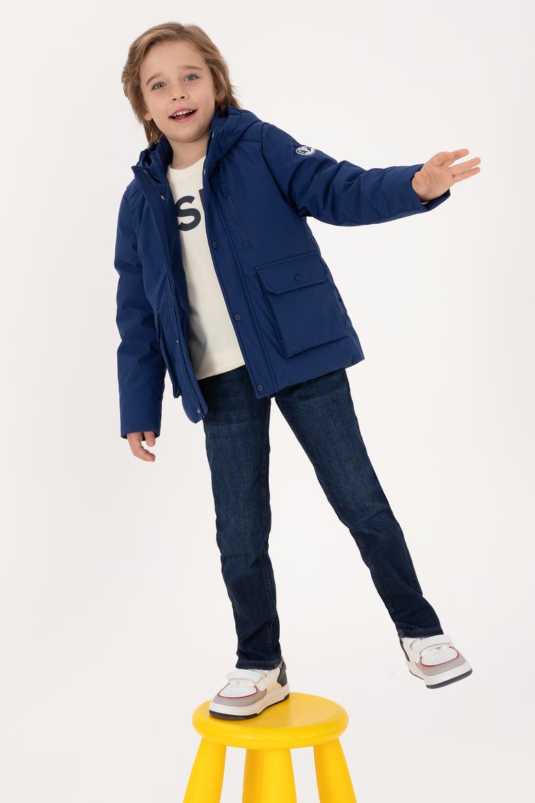 Erkek Çocuk Mavi Kaban - 50310498044