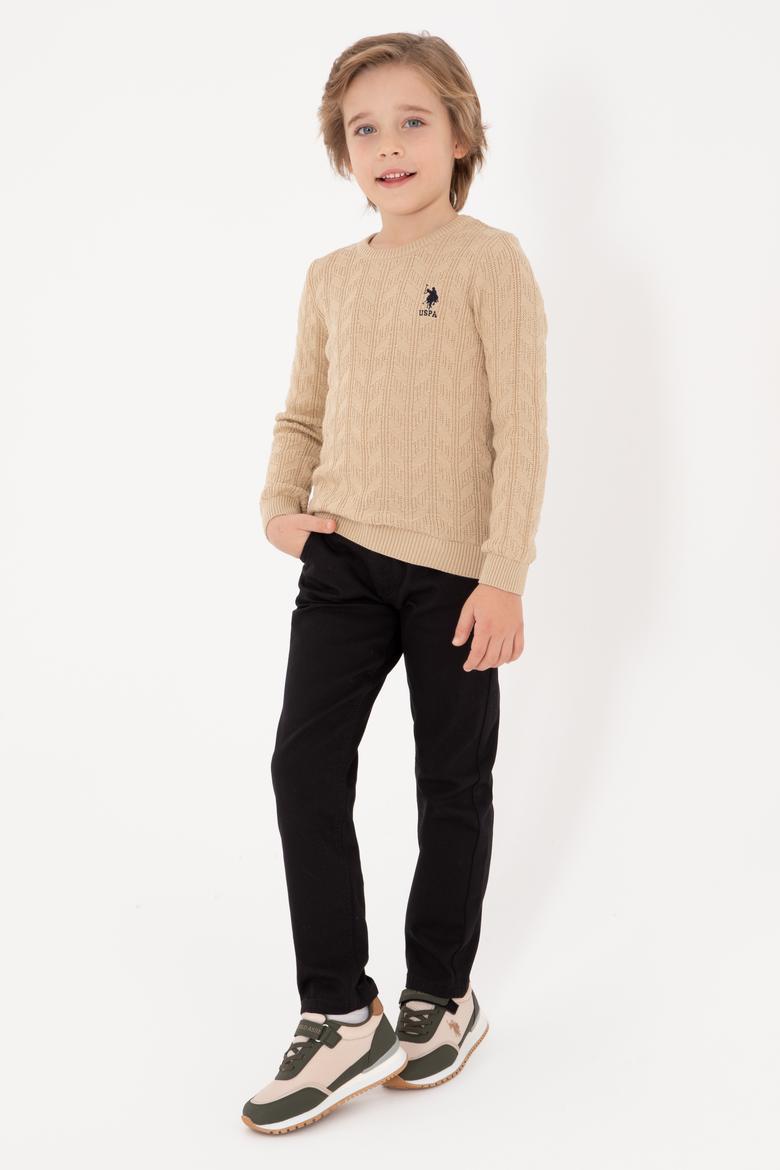 Erkek Çocuk Siyah Kanvas Pantolon - 50317206010