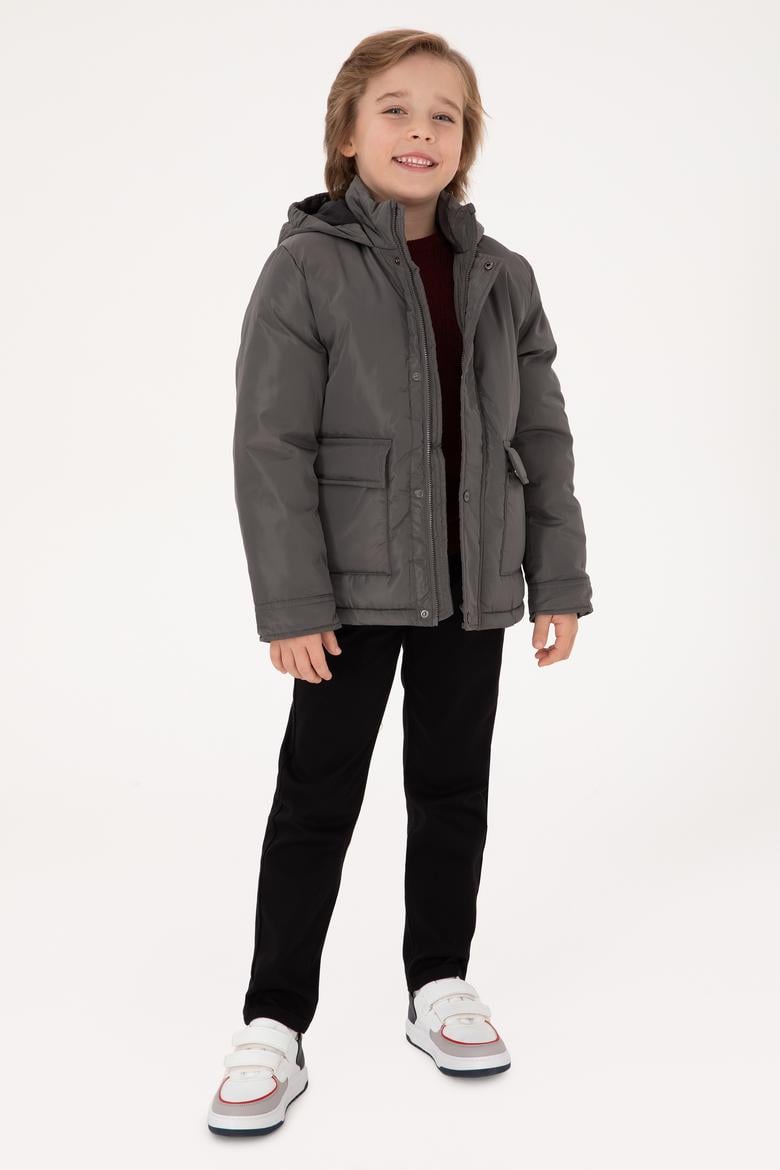 Erkek Çocuk Gri Kaban - 50312105022