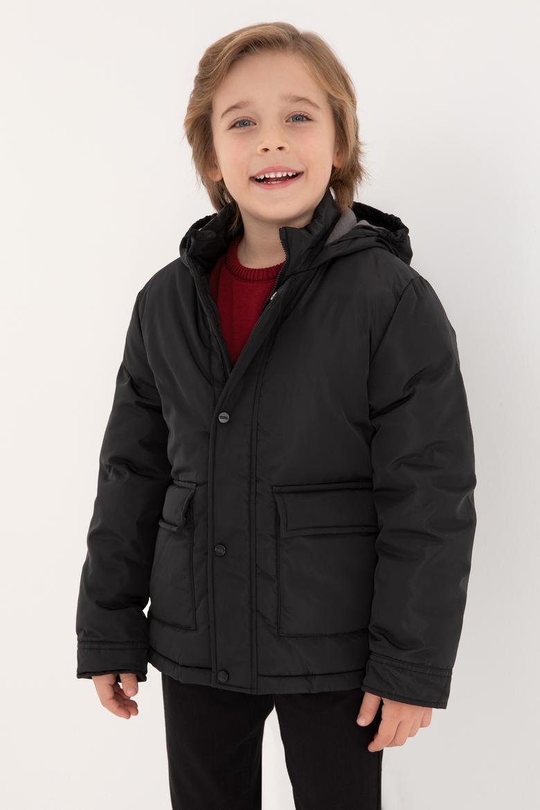 Erkek Çocuk Siyah Kaban