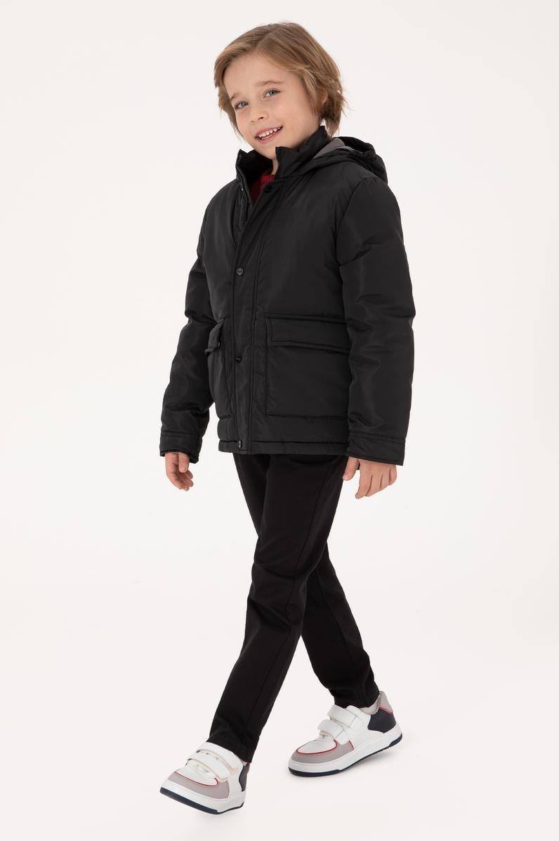 Erkek Çocuk Siyah Kaban