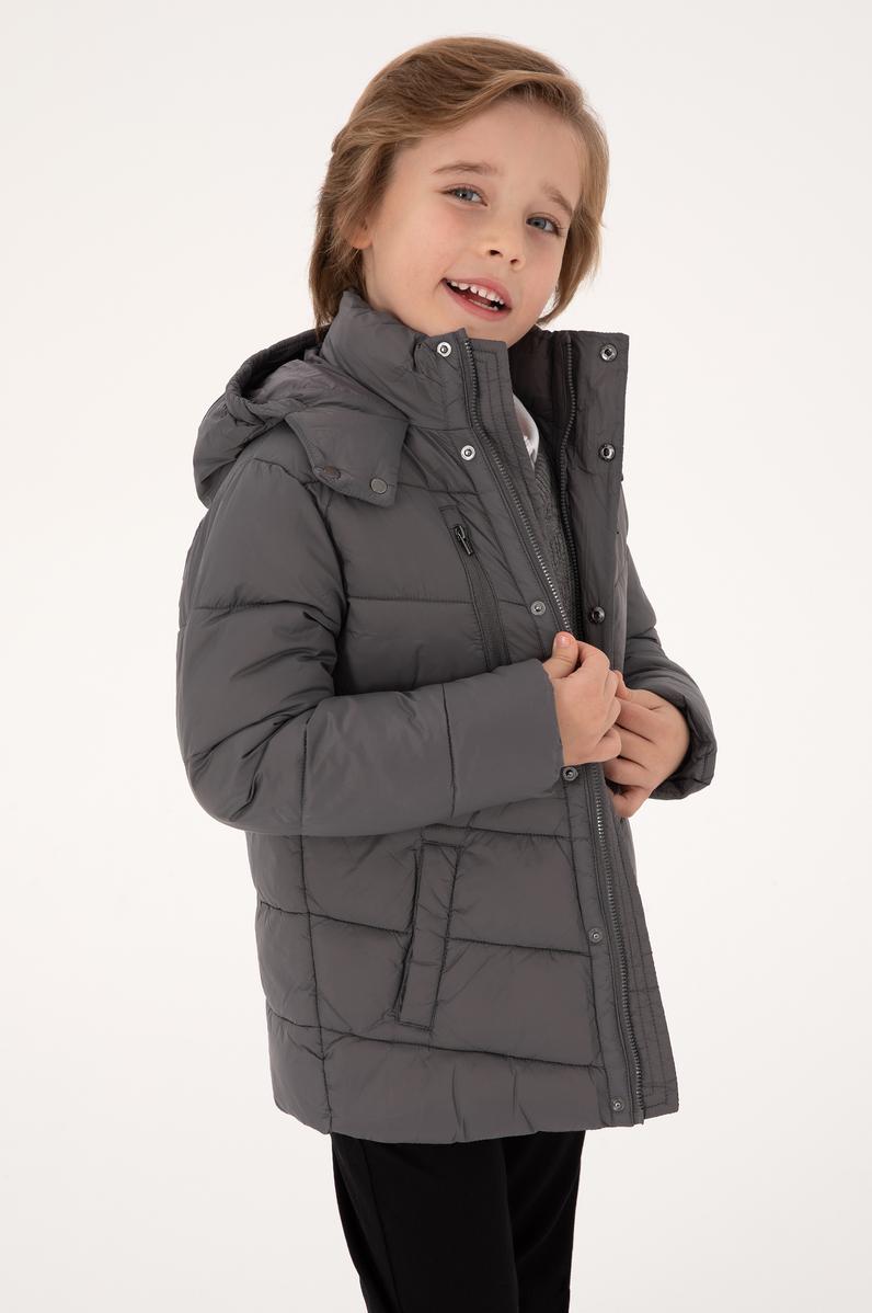Erkek Çocuk Gri Mont