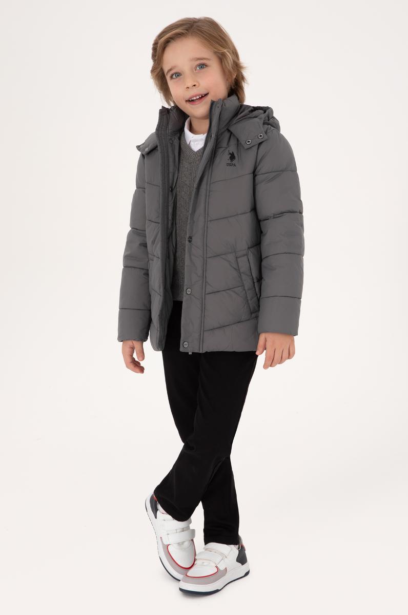 Erkek Çocuk Gri Mont