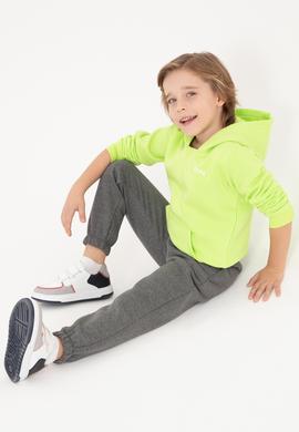 Erkek Çocuk Antrasit Melanj Eşofman Altı - 50313976033