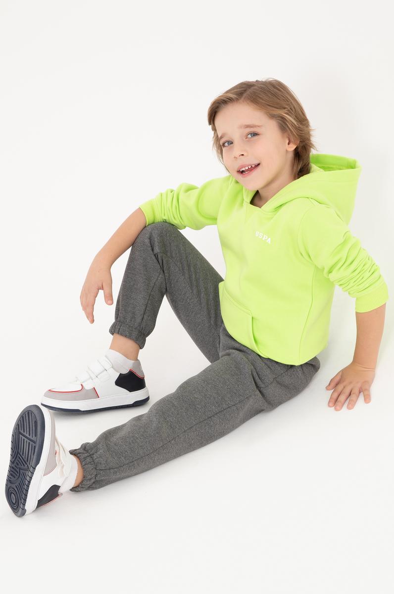 Erkek Çocuk Antrasit Melanj Eşofman Altı