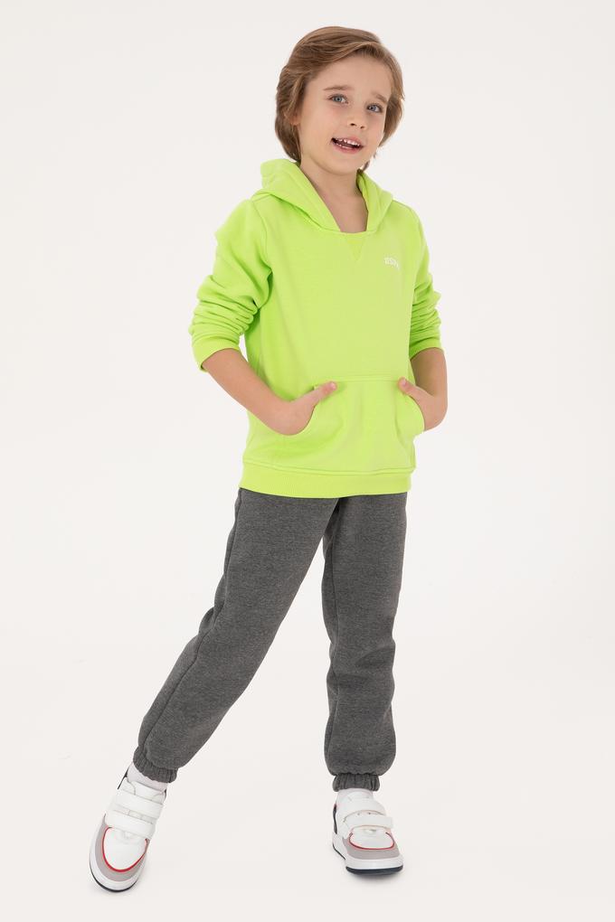 Erkek Çocuk Antrasit Melanj Eşofman Altı