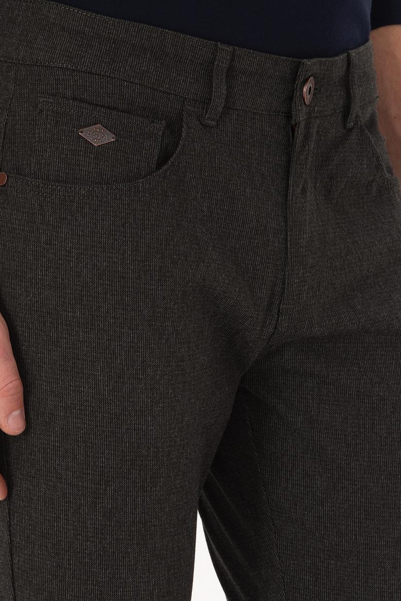 Erkek Koyu Yeşil Kanvas Pantolon - 50311608016