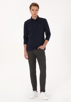 Erkek Koyu Yeşil Kanvas Pantolon - 50311608016