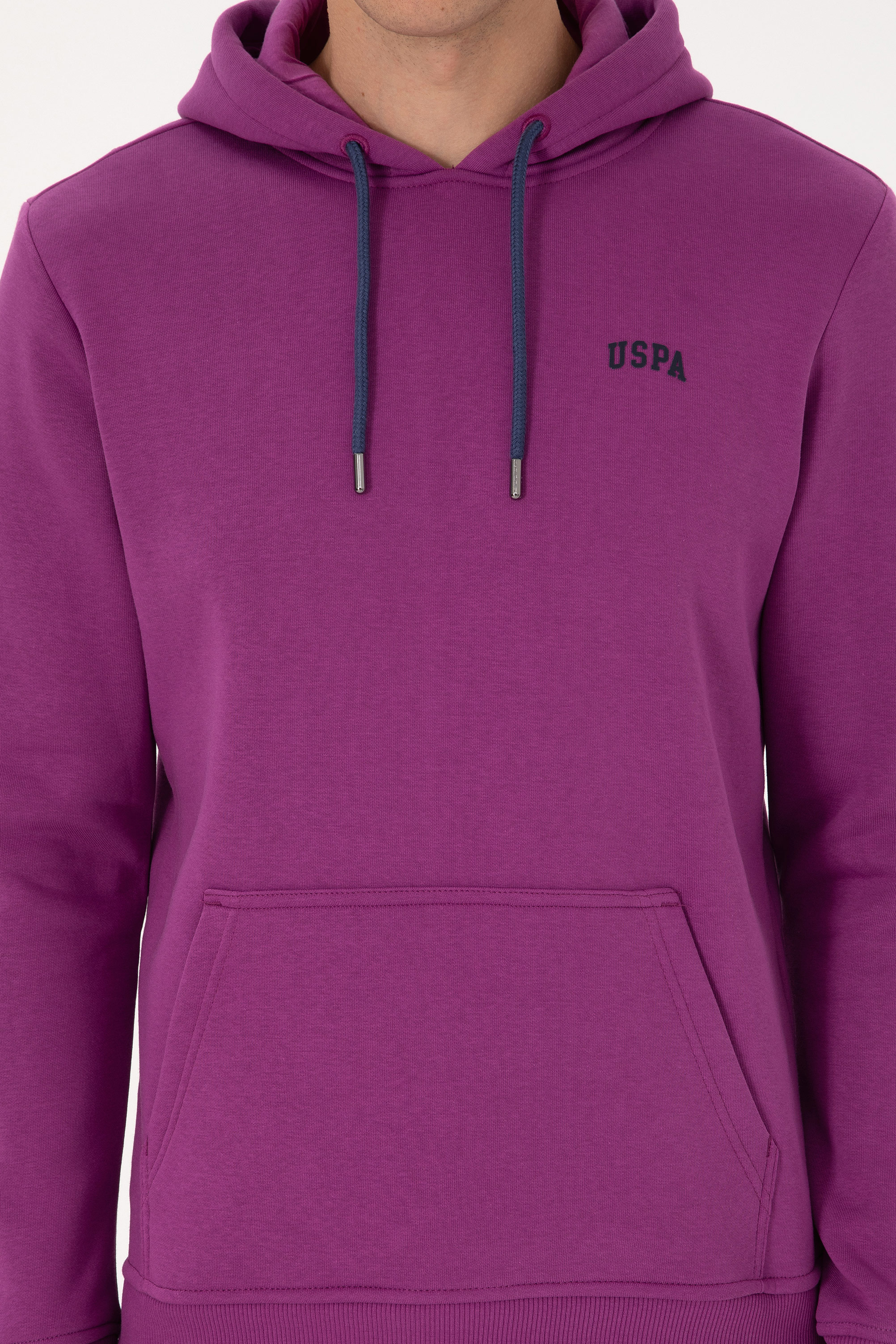 Erkek Menekşe Basic Sweatshirt - Image 6
