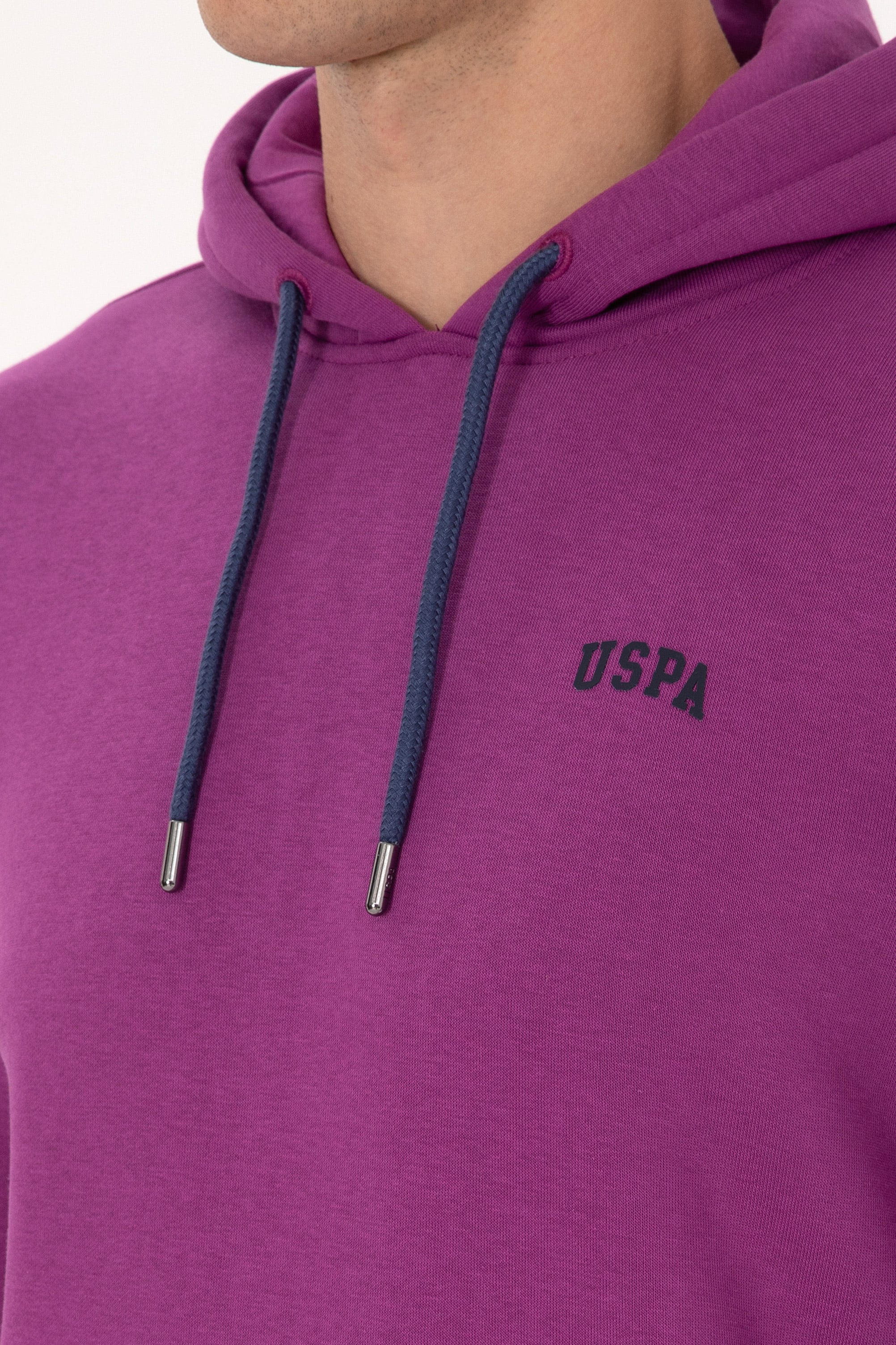 Erkek Menekşe Basic Sweatshirt