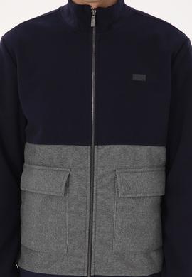 Erkek Lacivert Örme Hırka - 50309982031