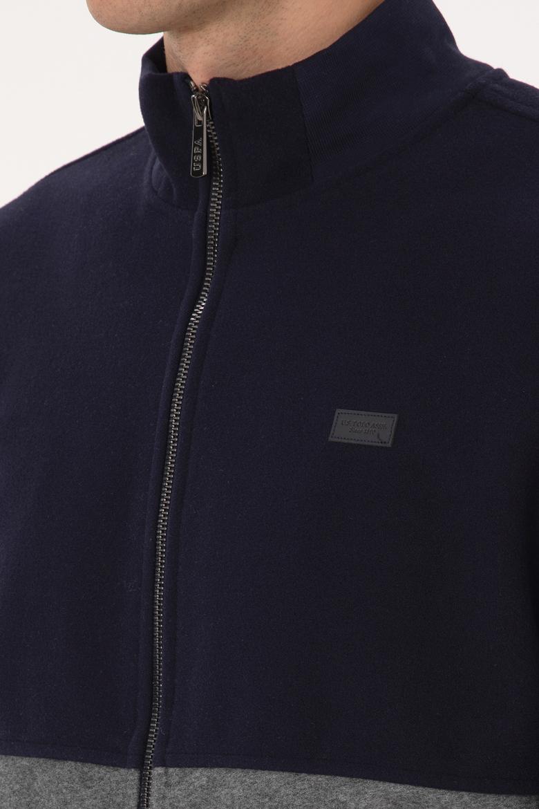 Erkek Lacivert Örme Hırka - 50309982031