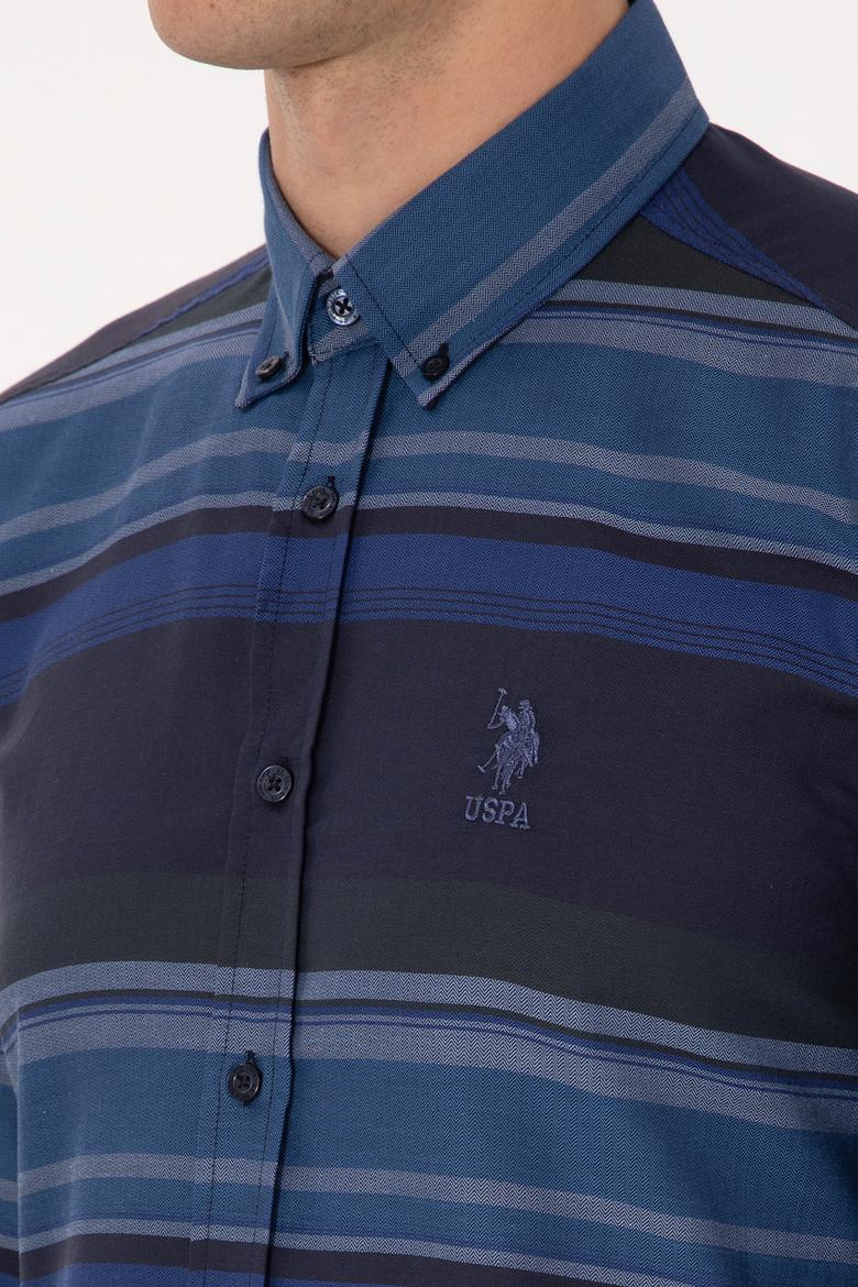 Erkek Lacivert Uzun Kollu Gömlek - 50316648005