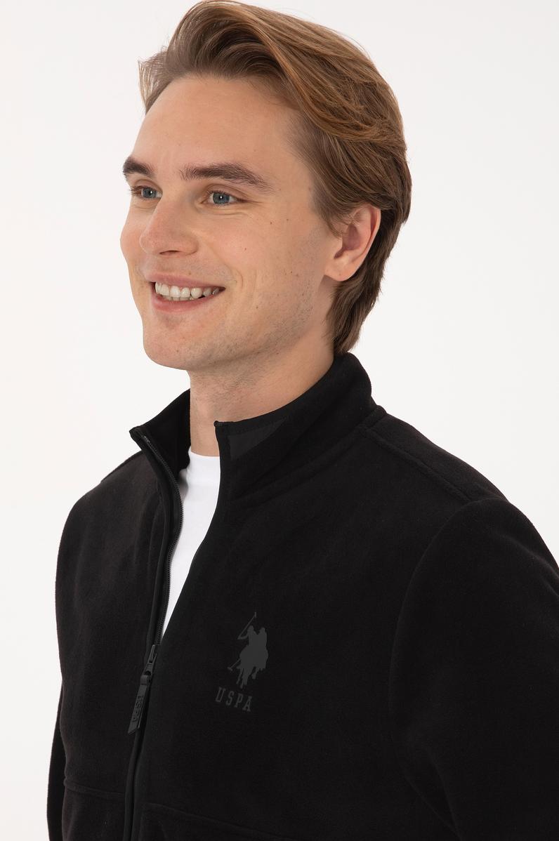 Erkek Siyah Örme Hırka