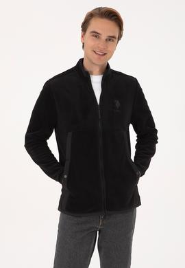 Erkek Siyah Örme Hırka - 50310002026