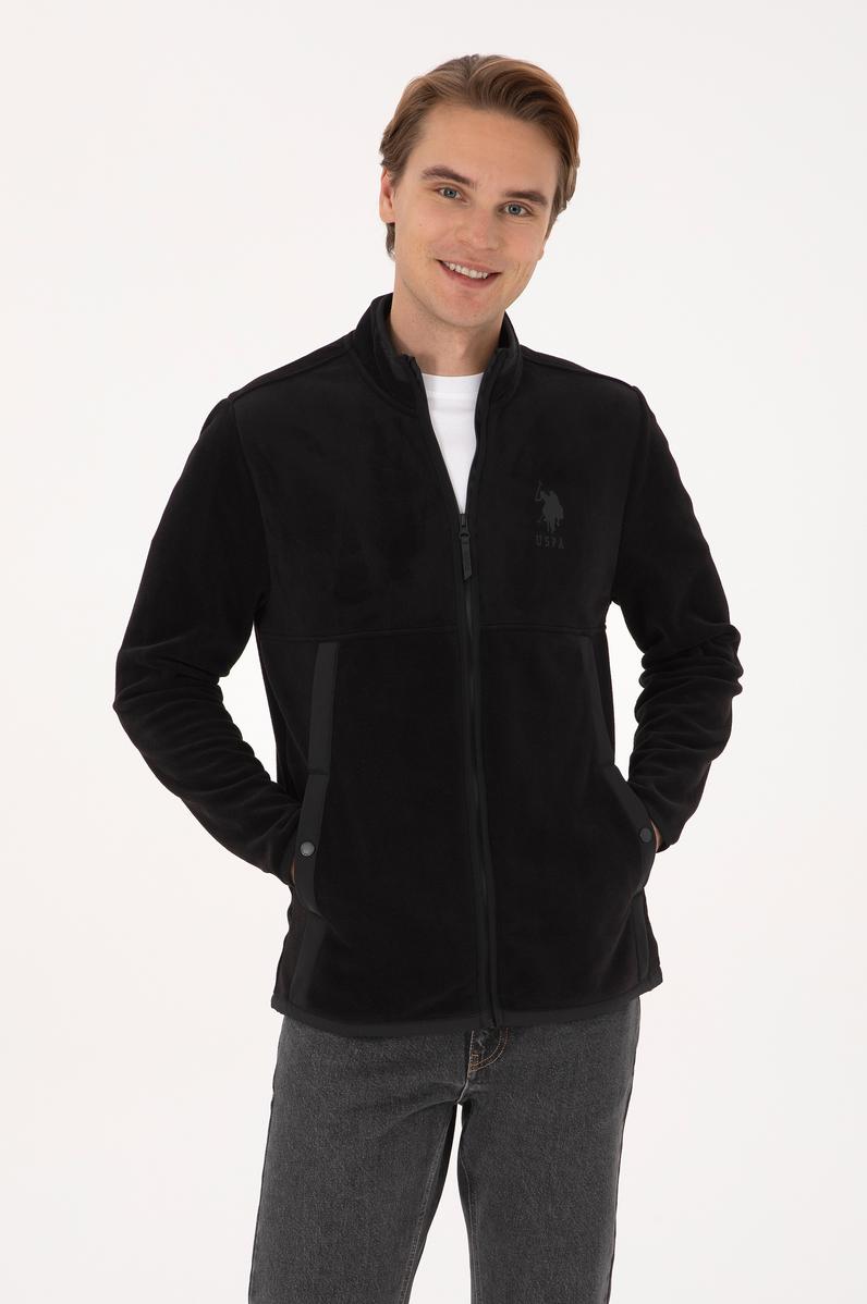 Erkek Siyah Örme Hırka