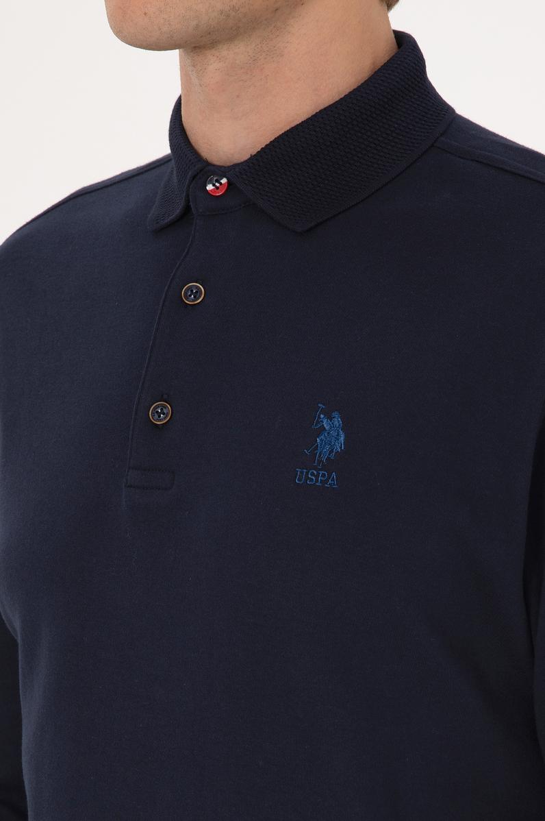 Erkek Lacivert Basic Sweatshirt