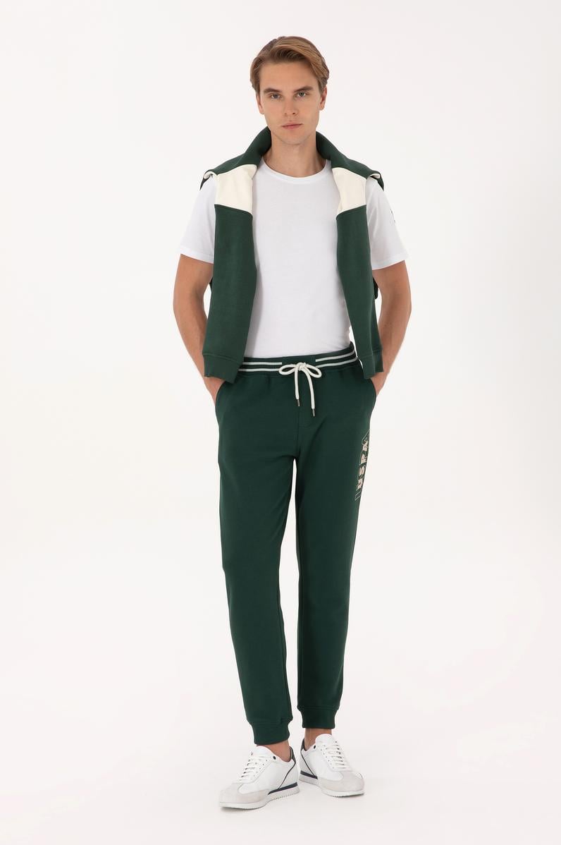 Erkek Koyu Yeşil Eşofman Altı