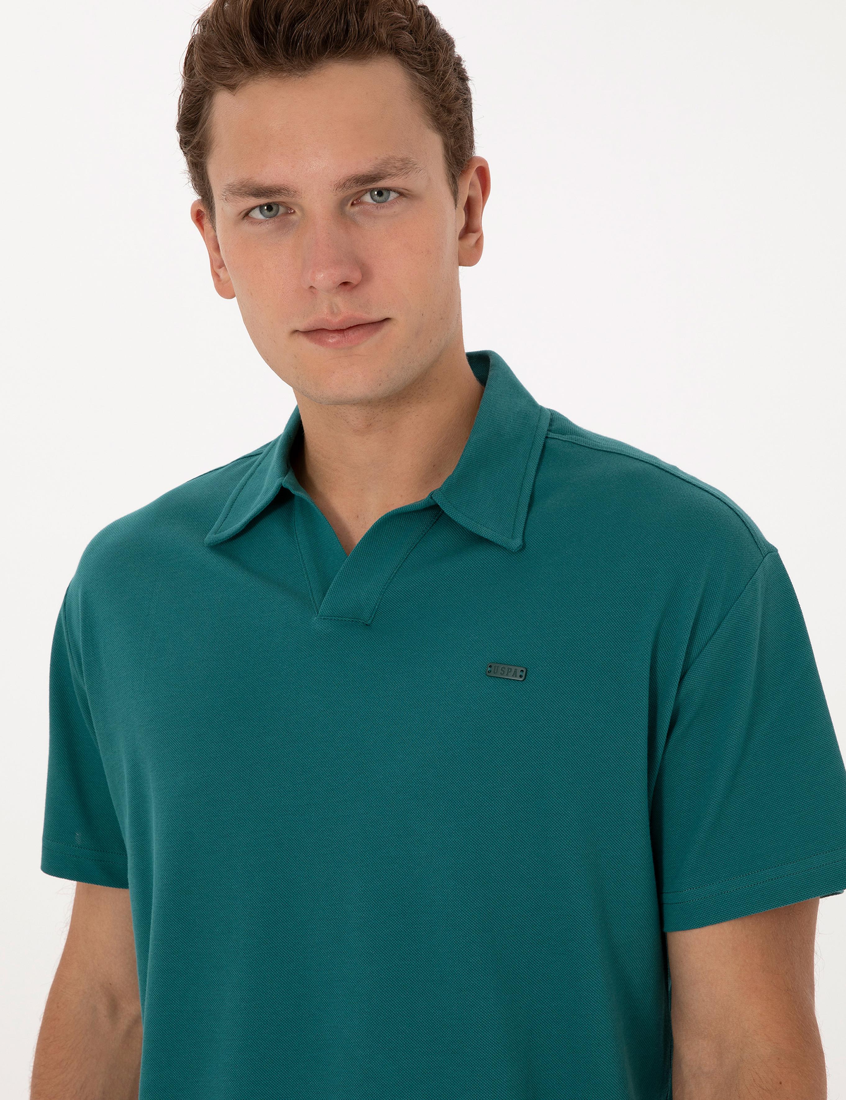 تی شرت یقه انگلیسی ریلکس مردانه یو اس پولو | U.S. Polo Assn. - تصویر 2