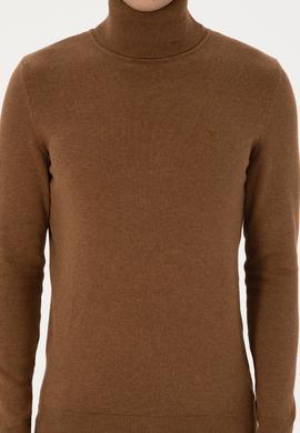 Erkek Haki Melanj Basic Kazak - 50307760014