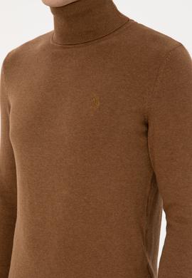 Erkek Haki Melanj Basic Kazak - 50307760014