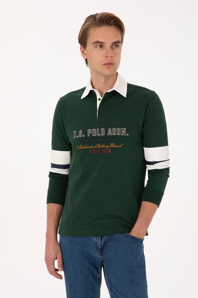 Erkek Koyu Yeşil Sweatshirt