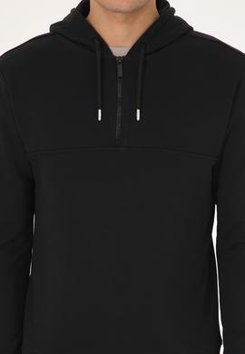 Erkek Siyah Sweatshirt - 50316356029