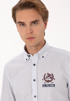 Erkek Açık Lacivert Uzun Kollu Gömlek - 50308214006