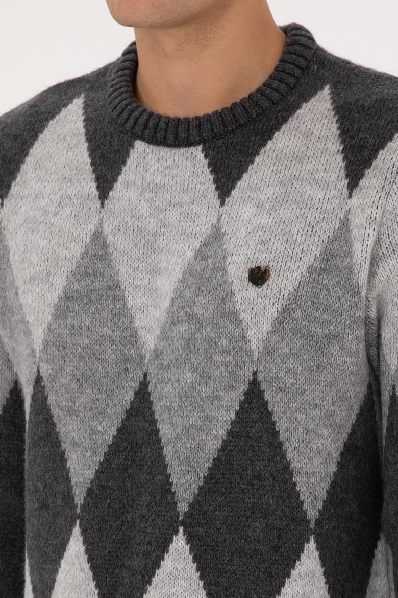 Erkek Antrasit Kazak - 50314947008