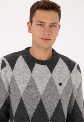 Erkek Antrasit Kazak - 50314947008