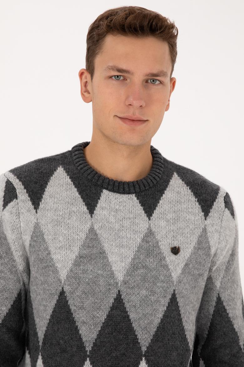 Erkek Antrasit Kazak - 50314947008