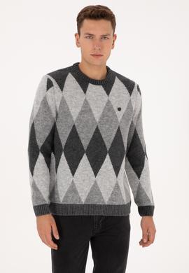 Erkek Antrasit Kazak - 50314947008