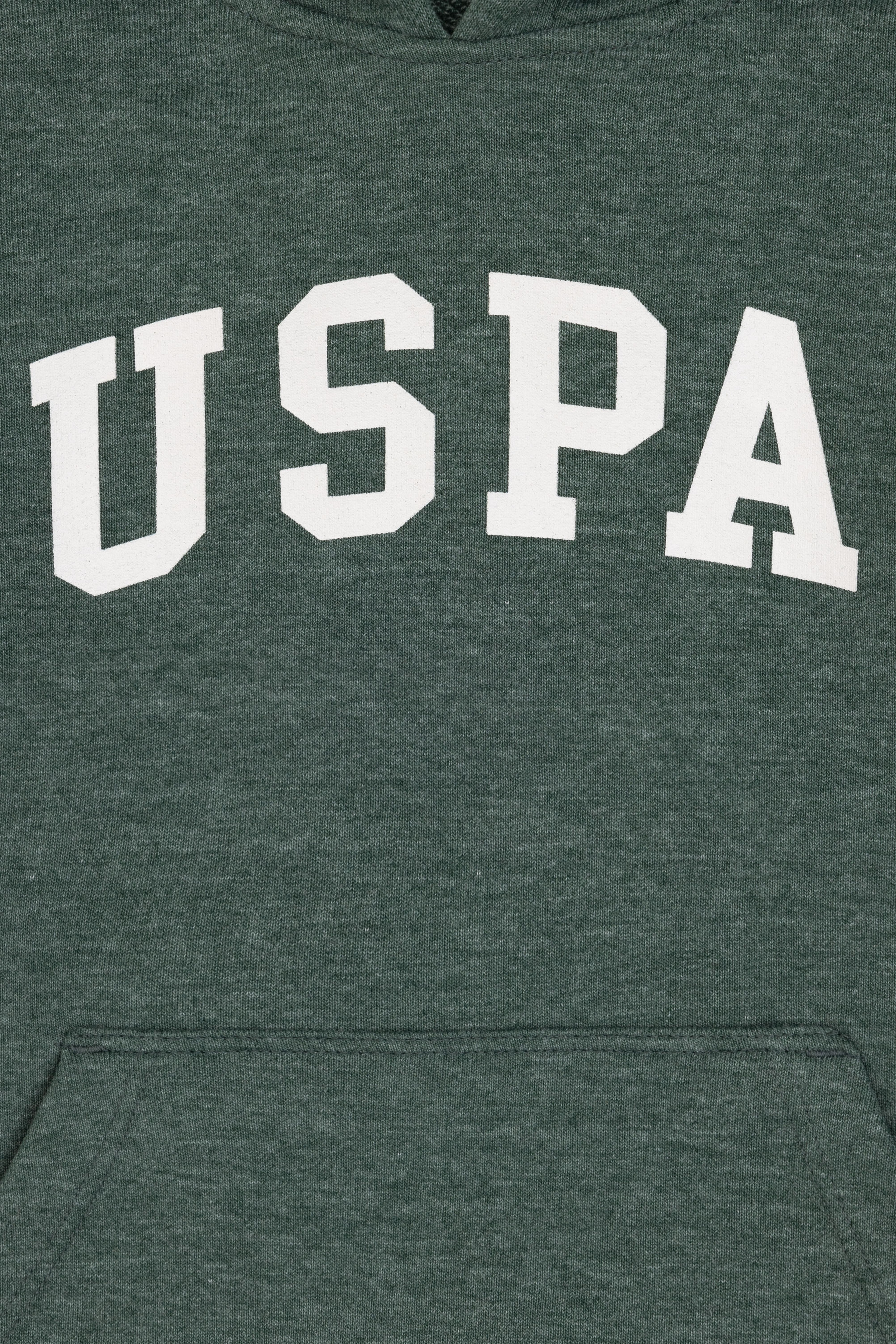 Erkek Çocuk Koyu Yeşil Kapüşonlu Basic Sweatshirt - Image 4