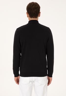 Erkek Siyah Triko Hırka - 50315024046