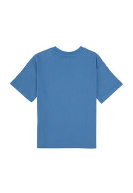 Erkek Çocuk Mavi Bisiklet Yaka Tişört - 50325150010