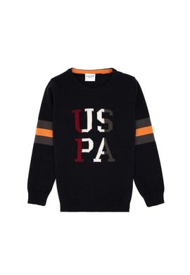 Erkek Çocuk Lacivert Bisiklet Yaka Kazak - 50317165006