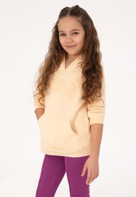 Kız Çocuk Kavun Kapüşonlu Şardonlu Basic Sweatshirt - 50314311013