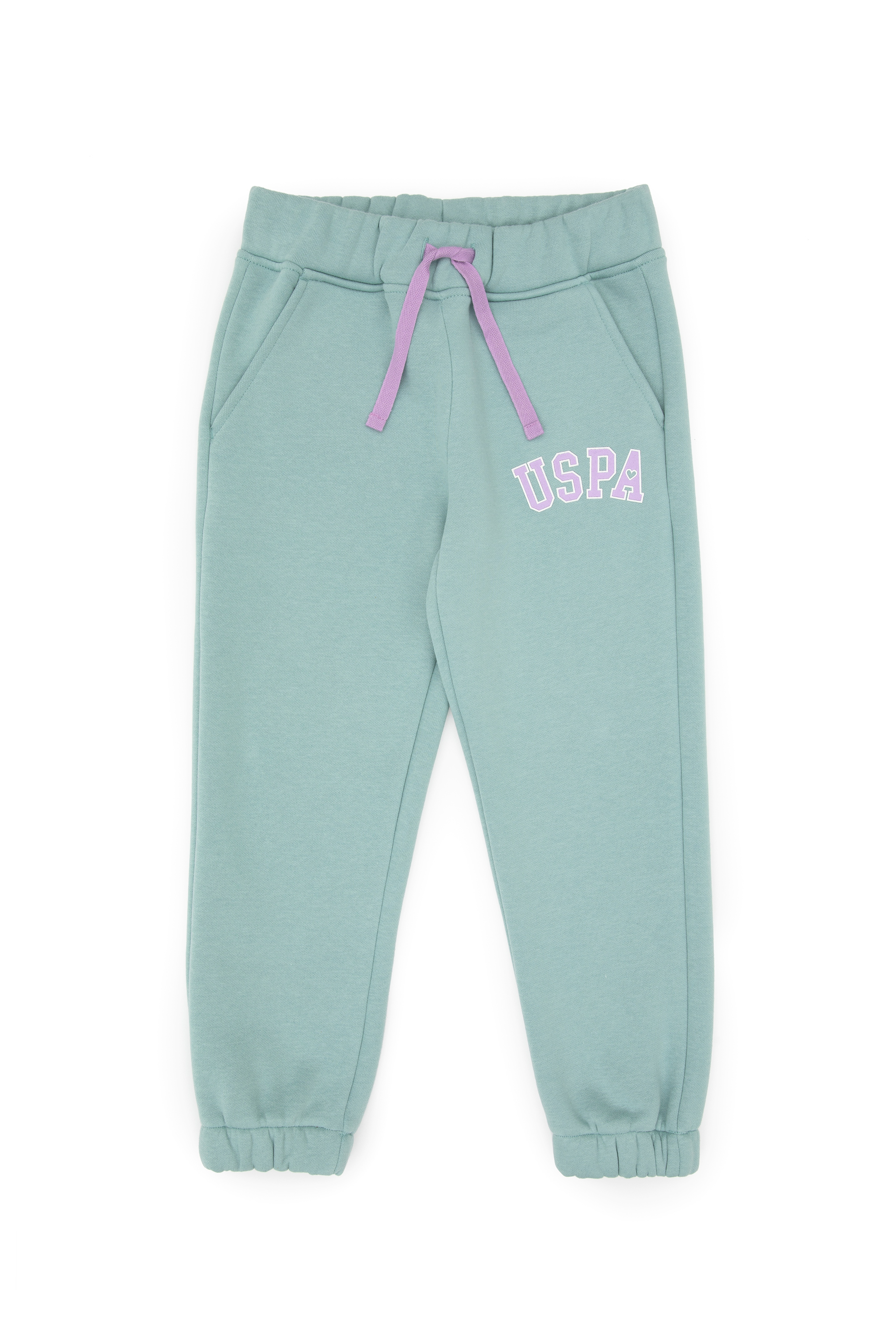 Kız Çocuk Mint Şardonlu Jogger Eşofman Altı - Image 4
