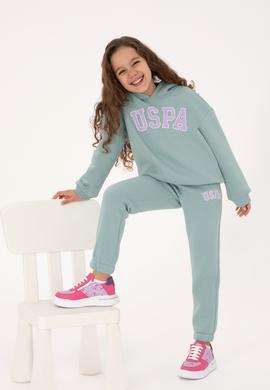Kız Çocuk Mint Şardonlu Jogger Eşofman Altı - 50317893034
