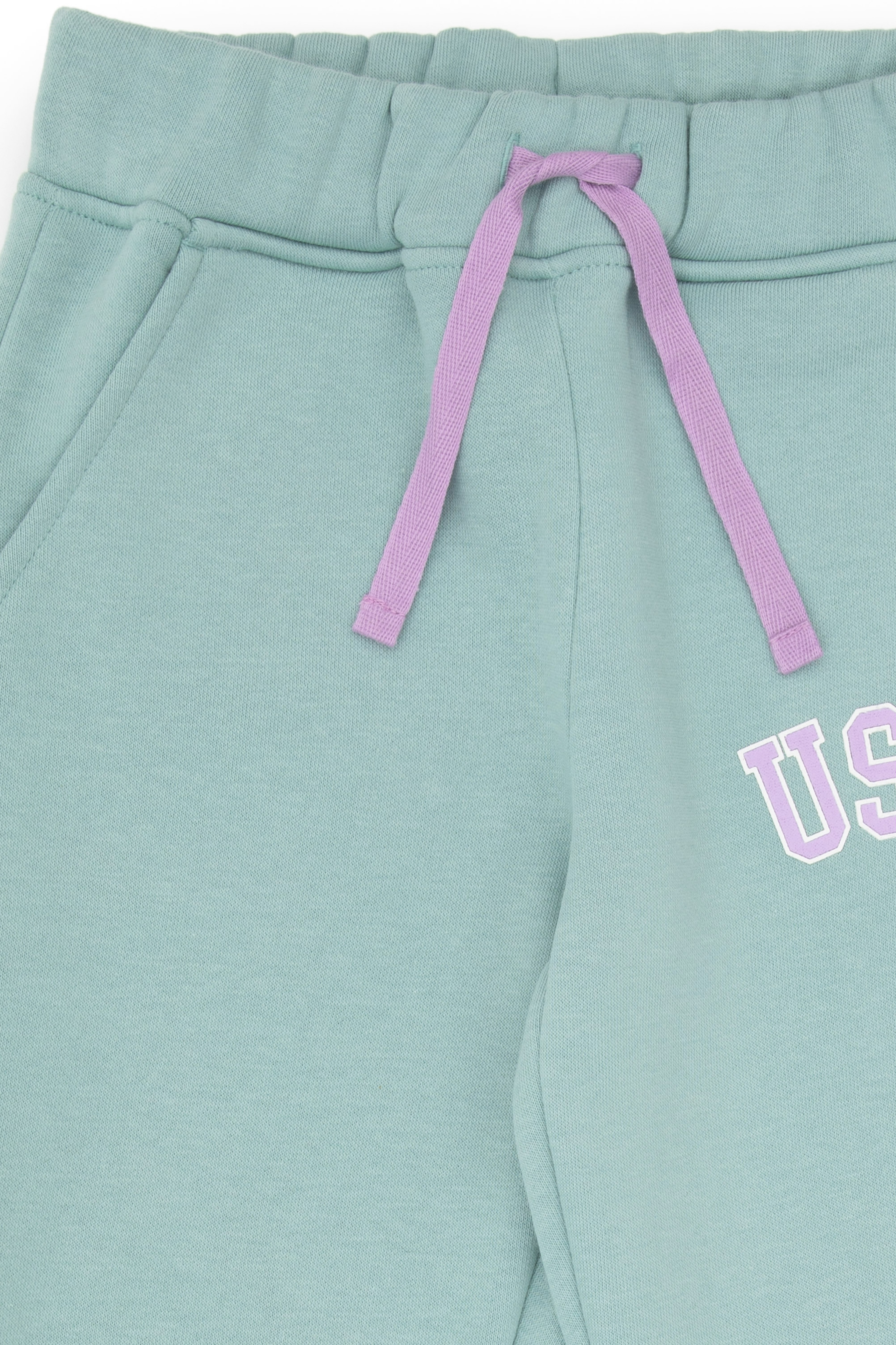 Kız Çocuk Mint Şardonlu Jogger Eşofman Altı - Image 6
