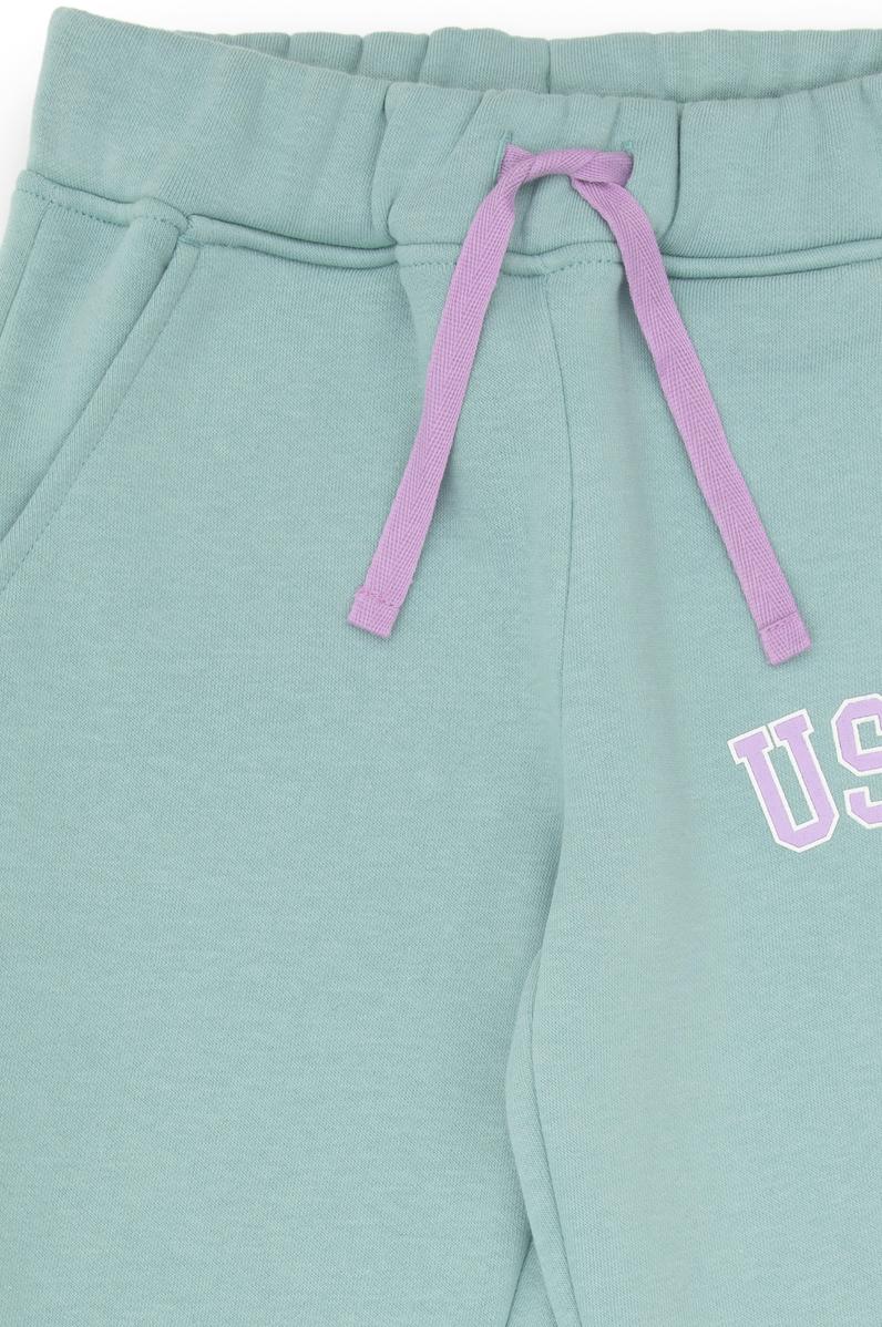 Kız Çocuk Mint Şardonlu Jogger Eşofman Altı