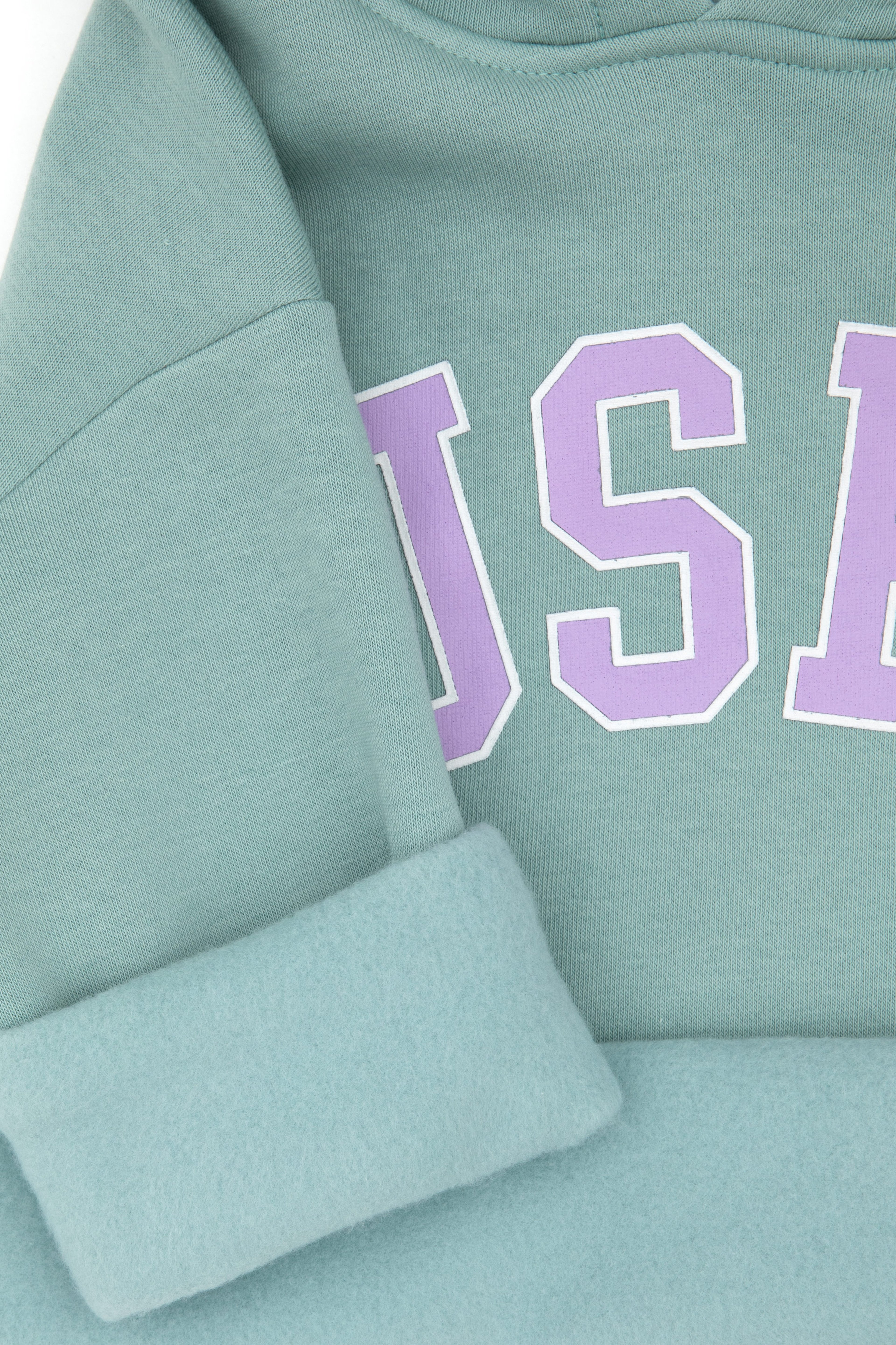 Kız Çocuk Şardonlu Kapüşonlu Mint Sweatshirt - Image 5